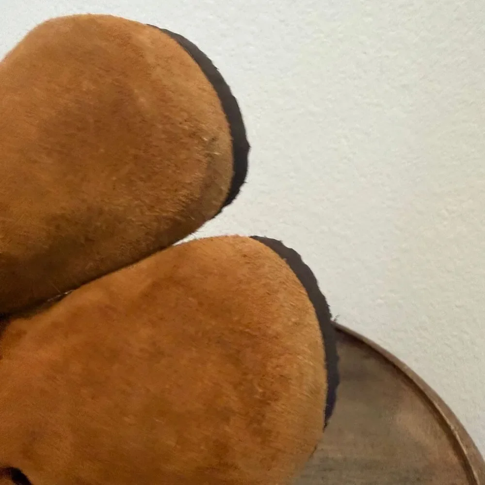 Birkenstock Mink Brown Leather Suede Boston Soft Footbed Clogs Men's Size 12